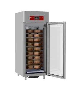 Armoire de maturation fermenting aging pour fromages 850 Lit. ventilée, 1 porte vitrée, 20x GN 2/1