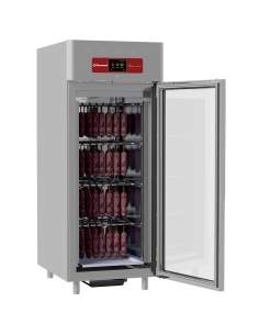 Armoire de maturation dry aging pour charcuterie 850 Lit. ventilée, 1 porte vitrée, 20x GN 2/1