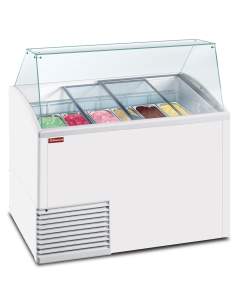 Comptoir présentoir pour crème glacée, 10 bacs