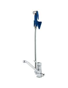 Robinet mitigeur, monocommande et douchette estractible (Sortie MONO)
