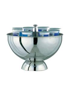 Porte yoghurt inox,"réfrigéré x glaçons"