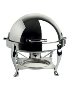 Réchaud "rond" inox, couvercle "roll-top", GN 1/1-65 mm