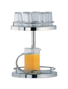 Structure 2 niveaux pour carafes et verres, Ø 400 mm