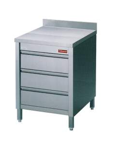 Table sur armoire avec 3 tiroirs GN1/1