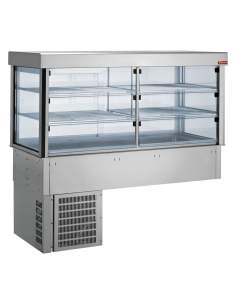 Vitrine réfrigérée et top réfrigéré 3 GN 1/1