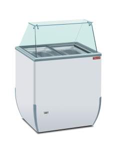 Comptoir présentoir pour crème glacée, 170 litres