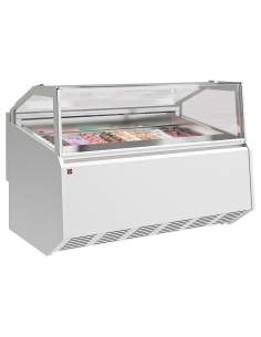 Comptoir à crème glacée 18 bacs inox (360x165)