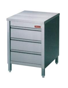 Table sur armoire avec 3 tiroirs GN1/1