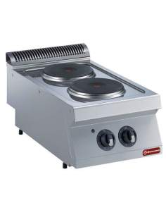 Cuisinière électrique, 2 plaques rondes -TOP-
