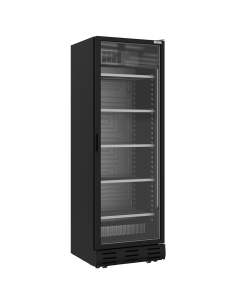 Vitrine ventilée positive 382 litres NOIRE