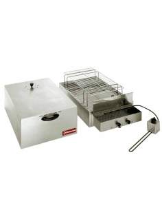 Fumoir électrique pour aliments, 2 étages (400x600 mm + 340x545mm)