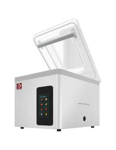 Machine sous vide, cuve inox 370x350xh150 mm. 16 m3/h écran TOUCH