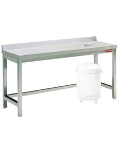 Table à débarrasser avec vide ordure + ba