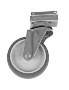 Roue en acier inox  Ø 100 mm (1 pièce)