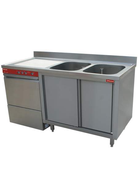 Ensemble plonge sur armoire/lave-vaisselle