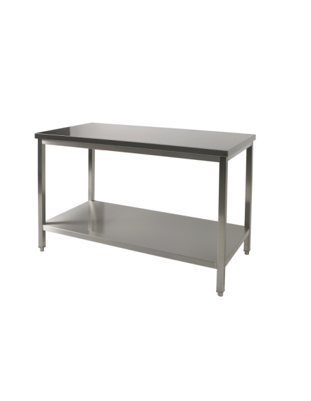 Table centrale avec sous tablette 700mm 1200X700H900
