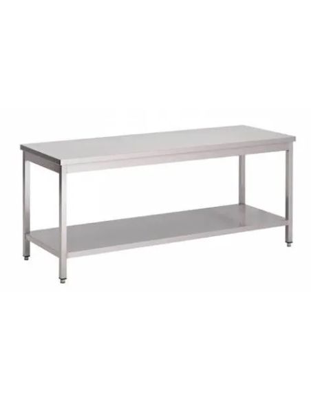 Table centrale avec sous tablette 700mm 1200X700H900