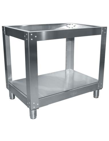 Piétement four (acier inox) pour E3F/24R