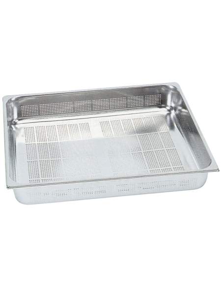 Bac gastronorm inox fond perfore h65 mm