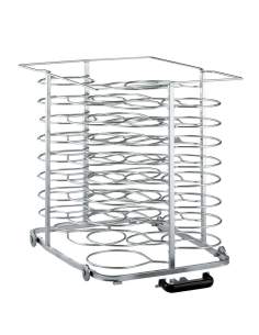 Chargeur amovible sur roulettes, pour 51 assiettes (ø 300 mm), four 10x GN 2/1 (espace 75 mm)