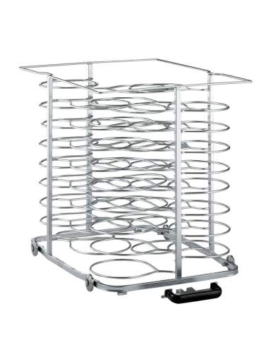Chargeur amovible sur roulettes, pour 51 assiettes (ø 300 mm), four 10x GN 2/1 (espace 75 mm)