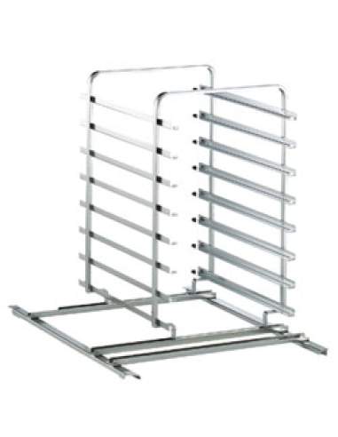 Chargeur sur roulettes, 8x 600x400 (Espac. 80mm), four 10x GN 2/1