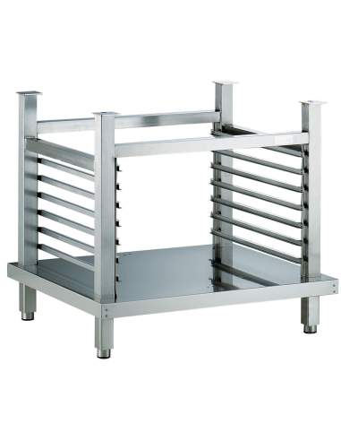 Support avec structure à platines, four 10x GN 2/1