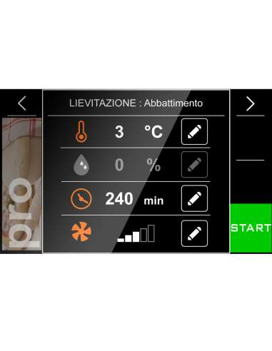 Cellule de congélation rapide, TOUCH SCREEN 10x GN 1/1 (ou) 600x400 (40-25 Kg)