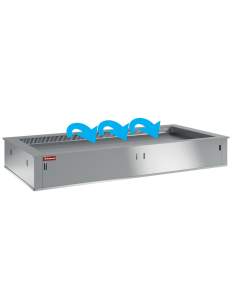 Elément top réfrigéré, ventilé, 2x GN 1/1 (sans unité hermétique)