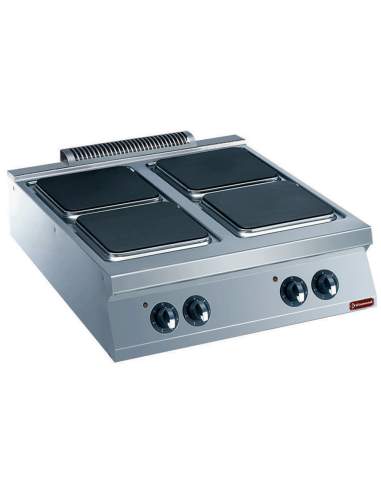 Cuisinière 4 plaques électriques -top-