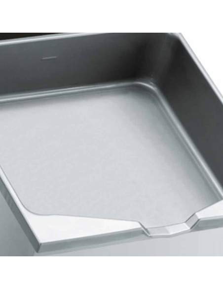 Sauteuse électrique basculante autom., cuve en "Duomat" 100 L., sur meuble