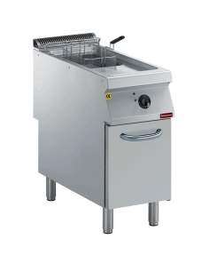 Friteuse électrique 1 cuve de 15 litres sur meuble