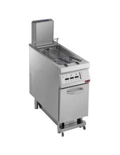 Friteuse électrique 1 cuve en "Y" 23 litres, sur meuble, "DIGIT"