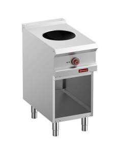 Wok induction, sur armoire ouverte