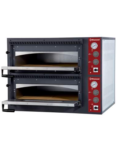 Four électrique 2x 4 pizzas, 2 chambres