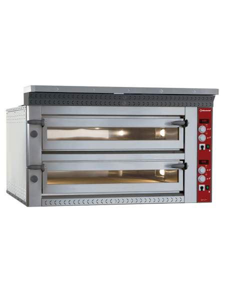 Four électrique à pizzas, 2x 9 pizzas Ø 350 mm
