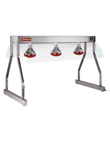Pont chauffant, lampes infrarouges (3x 250 W)