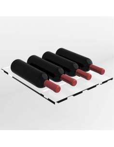 Tablette en plexiglas avec supports de montage