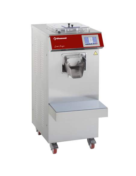 Pasteurisateur combiné turbine à glace 35 litres/h, condenseur à eau, VV et TOUCH SCREEN