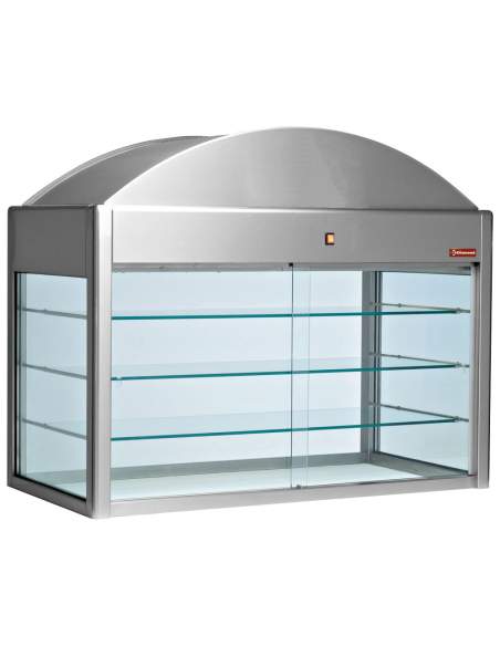 Vitrine neutre indépendante (avec fond)