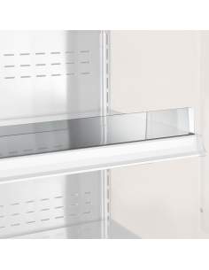 Arrêt produits en plexiglas, étagère 1800 mm
