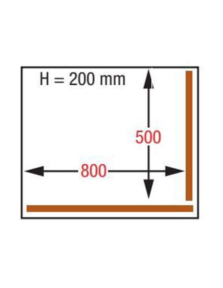 Machine sous-vide, cuve inox 800x500xh200 mm. -100 m3/h écran LCD