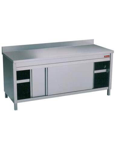 Table sur armoire  portes coulissantes + ba