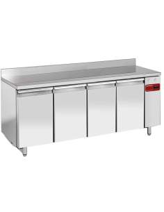 Table de congélation,"murale", ventilée, 4 portes EN 600x400, 760 Lit.(Sans groupe)