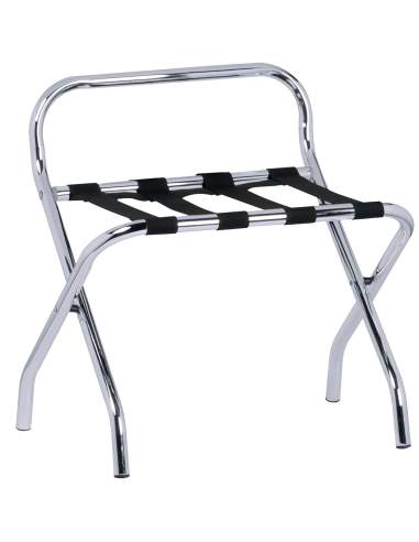 Tréteau pliant pour valise, chromé