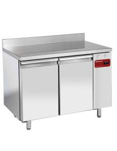 Table frigorifique "murale", ventilée, 2 portes GN 1/1, 260 litres (sans groupe)