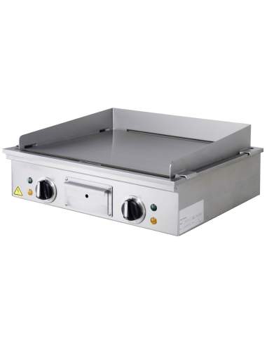 Plaque "Teppanyaki " électrique, 2 zones (2x 3,15 kW), de table
