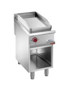 Plaque de cuisson lisse électrique module 1/2, armoire ouverte
