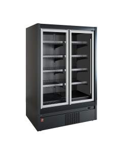 Meuble mural congélation, libre-service, portes battantes - FULL BLACK