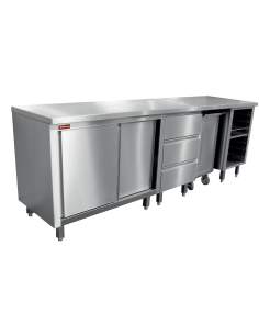 Meuble pâtisserie 2000 composé MCP-3T/05 + MCP-TR/05 + MCP-AP/10 + MCP-TOP/20